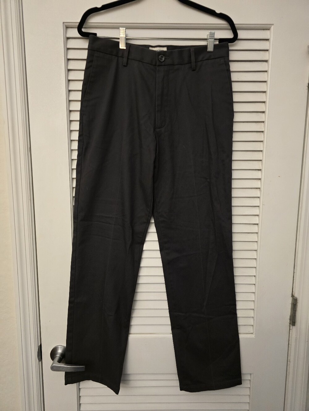 Dockers Men's Charcoal Gray Dress Pants - Classic Straight Fit Size 31